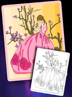 download Princess Coloring Book free