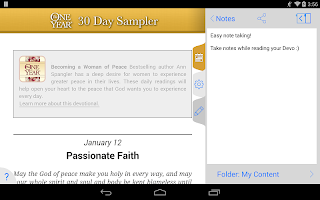 Anteprima screenshot di One Year® Devo Reader APK #15