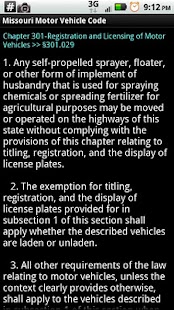 Free Missouri Motor Vehicle Code APK