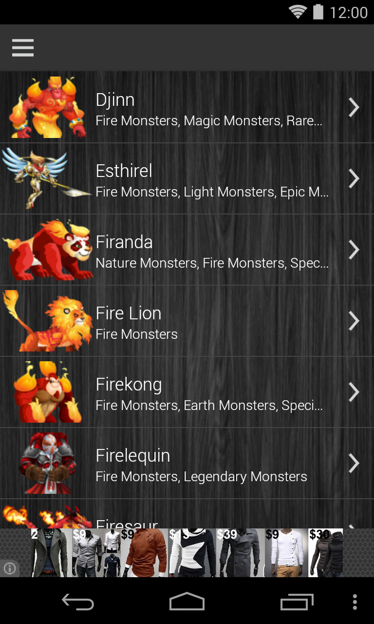 Breeding Guide Monster Legends Screen 3