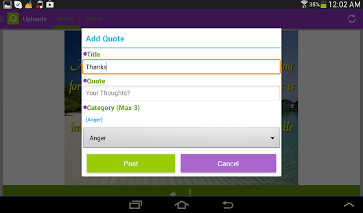 iQuote Screenshots 0