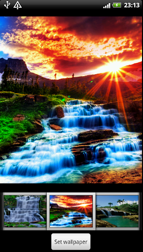 【免費個人化App】Waterfall Live Wallpaper-APP點子