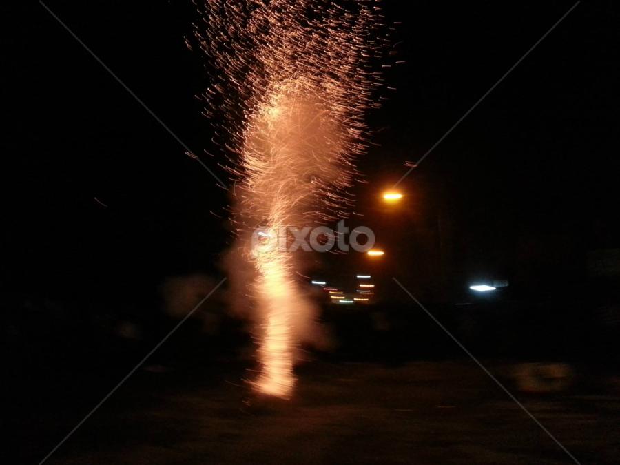 Happy Fire by Salman Majlish - Abstract Fire & Fireworks