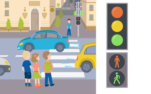Learn traffic rules kids game