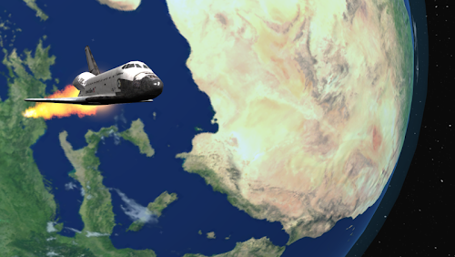 Android application Space Shuttle Simulator HD screenshort