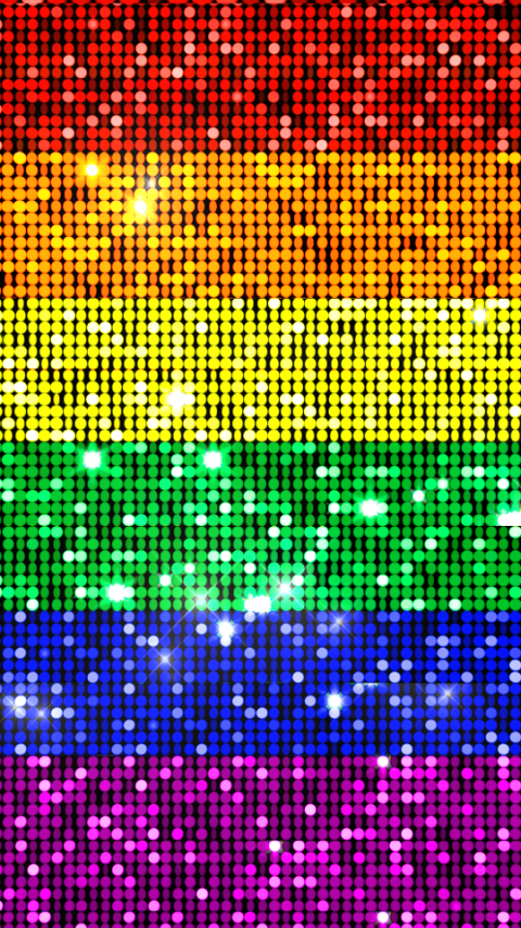 Gay Pride Bling Live Wallpaper Screen 3