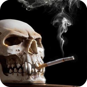 Smoking Skull Live Wallpaper -  apps