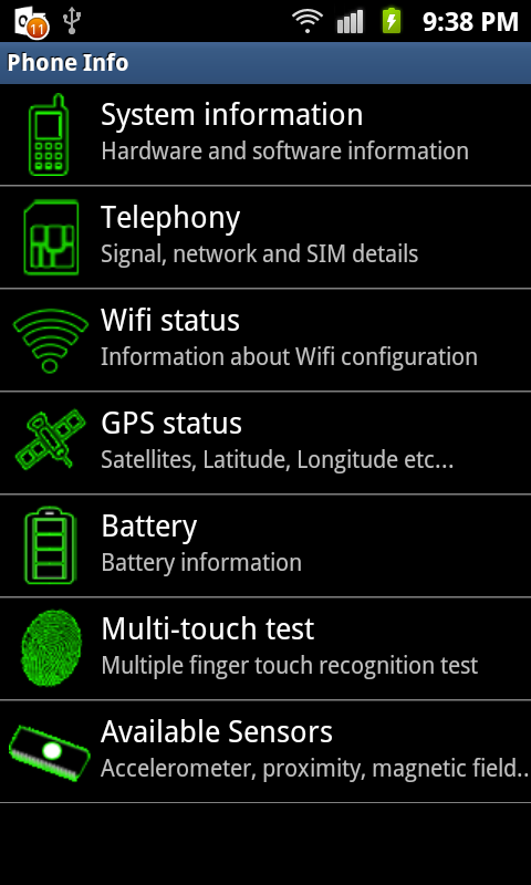   Phone Info- screenshot  