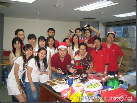 Christmas party at mobile88 office