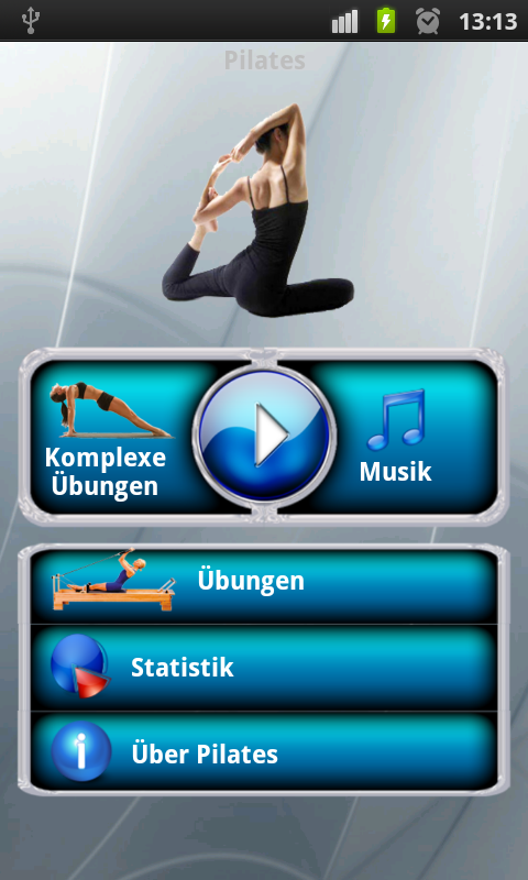 Android application Pilates screenshort