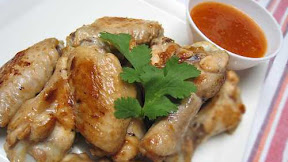 Pan Fried Asian Chicken Wings Recipe - Sticky Asian Chicken Wings Party Wings Dinner Then Dessert