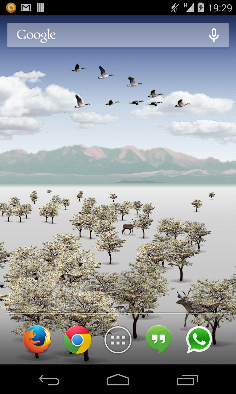 Wind Birds PRO Live Wallpaper Screen 1