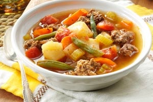 Contest-Winning Hearty Hamburger Soup