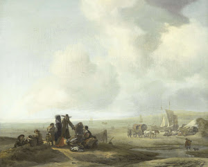 RIJKS: Jacob Esselens: View on the Beach 1687