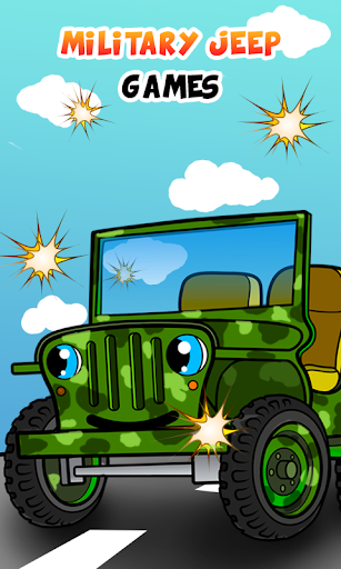 Army jeep car games for kids