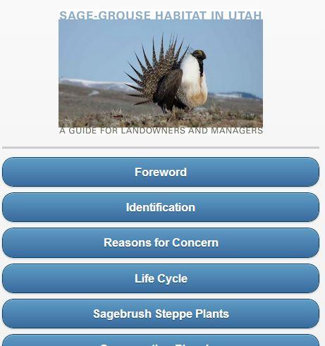 Sage-grouse Habitat in Utah