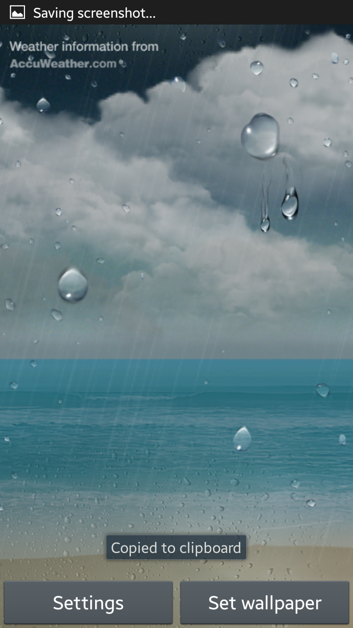Ocean weatherHD Screen 3