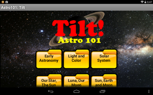 【免費益智App】Astro101:TILT-APP點子