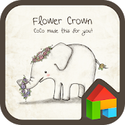 coco(flower crown) dodol theme  Icon