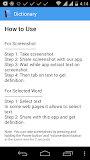 Screen Dictionary