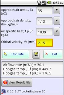 Tunnel critical velocity calc - screenshot thumbnail