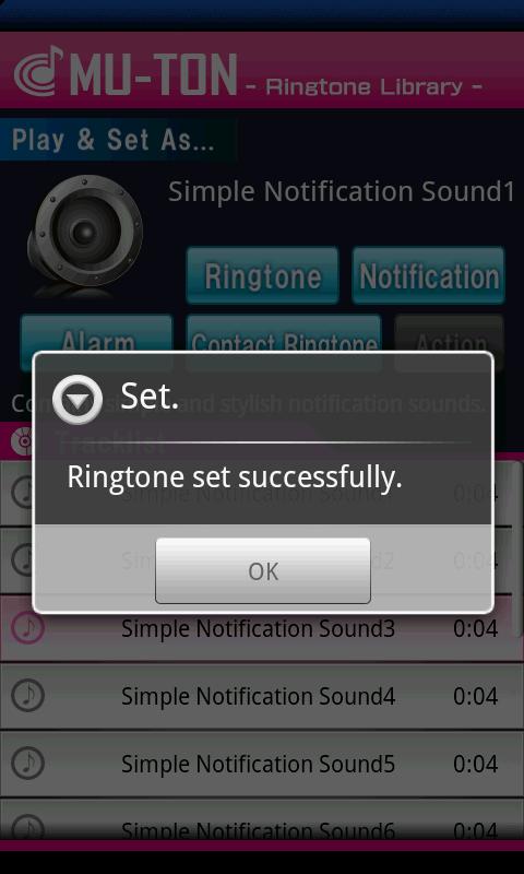 Simple Notification Sound Lib1 Screen 2