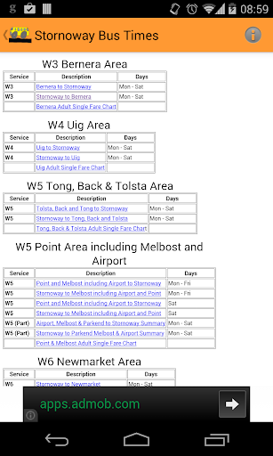 Stornoway Bus Times