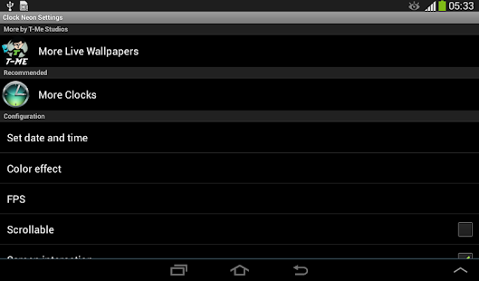 download นาฬิกา Neon free
