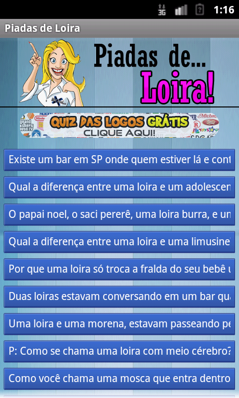 Piadas de Loira - As Melhores Screen 1