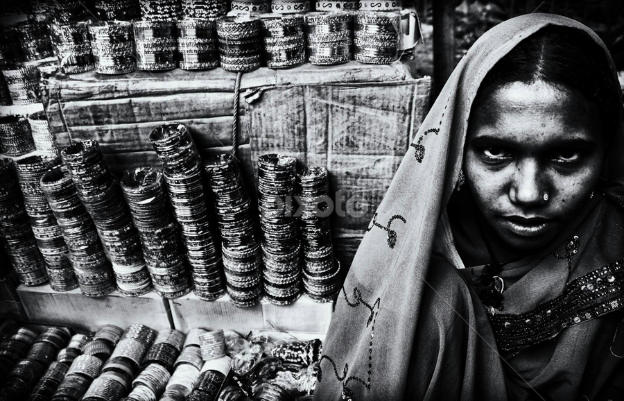An Way to Living of Life by Rudra Roy Chowdhury - Black & White Portraits & People