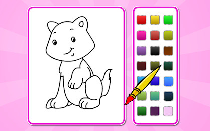 Coloring Pages Pets Coloring poster 8