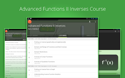 Inverse Functions Course poster 4