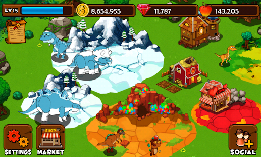 Dino Island ialah pengalaman membesarkan yang benar Dino Island v1.1.0 MOD APK