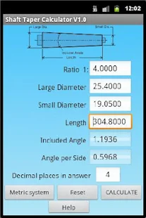 Taper Calculator(圖2)-速報App