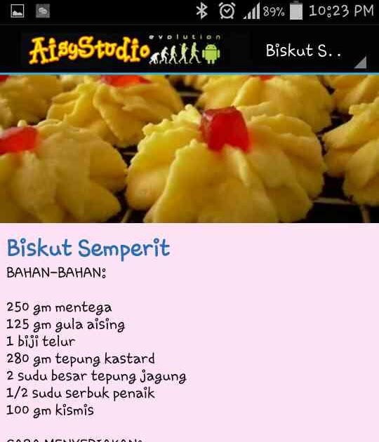 Resepi Biskut Apple - Rungon e