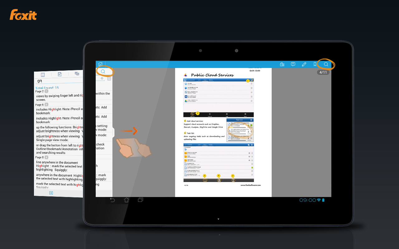 CLICK TO ENLARGE Foxit MobilePDF Business - PDF v3.2.0.1231 Apk App