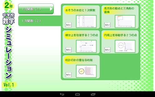 中学校数学シミュレーション２年１ Screenshots 0