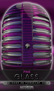 How to download Poweramp skin pink glass lastet apk for pc