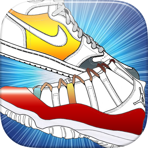 Air Jordan Coloring Book App - Kids and Adult Coloring Pages