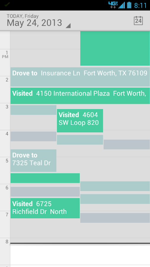 iDid: Drive & Place Log, Share - screenshot