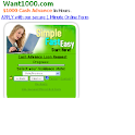 Want$1000 Cash Advance Mobile logo