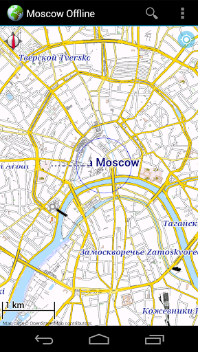 Offline Map Moscow Russia