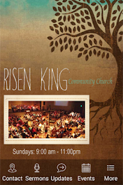 Risen King Community Church poster 1