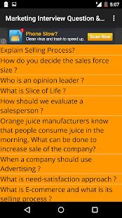 Marketing Interview Questions Screenshots 1