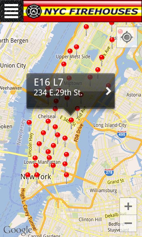 FDNY Firehouses Screen 2