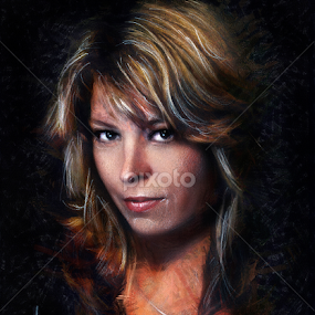 Portrait after photo by Daliana Pacuraru - Drawing All Drawing