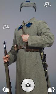 WW 2 soldier suit photomontage - náhled