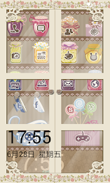 Launcher 8 theme:Candy cabinet poster 3