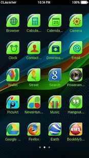Color Wave Launcher Theme Screenshots 3