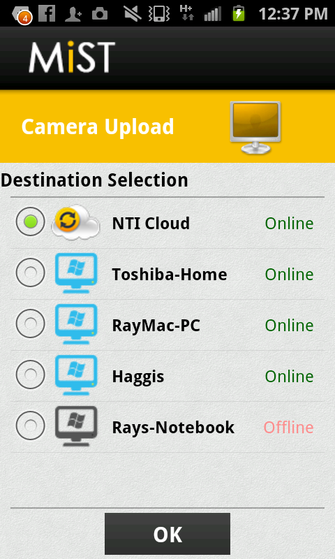 NTI MiST Screen 3